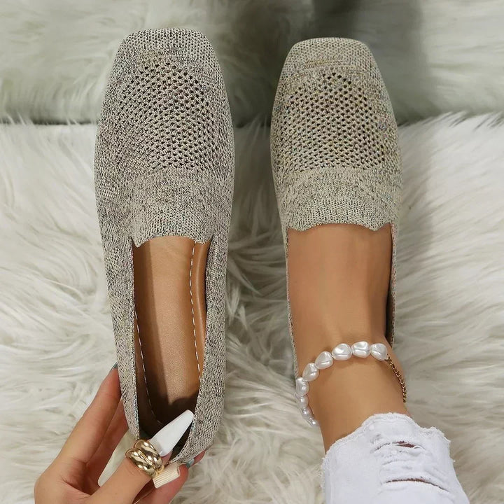 Barbara | Bequeme Strick-Slipper