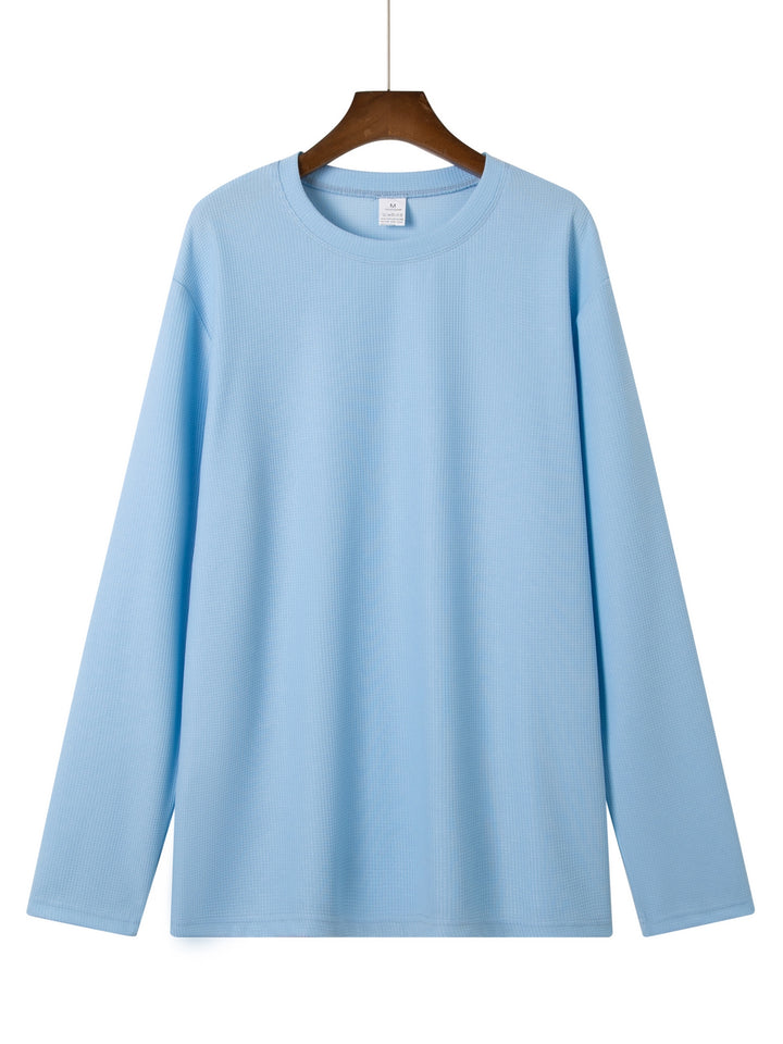 Kai | Strukturiertes Langarmshirt mit Waffelmuster