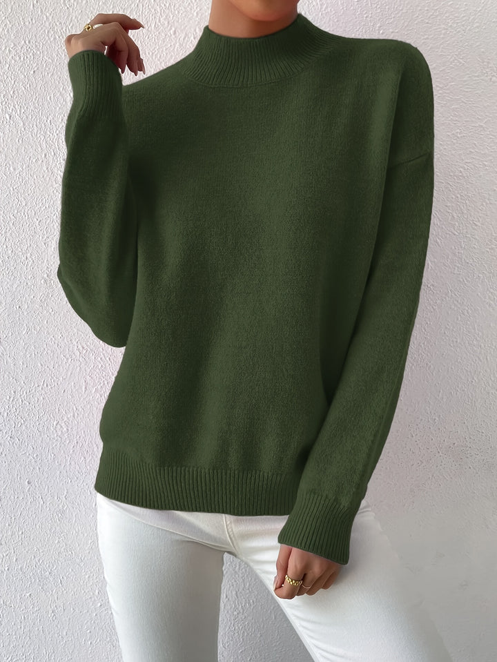 Thekla | Eleganter Stehkragen-Pullover