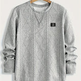 Eckhard | Strukturiertes Longsleeve