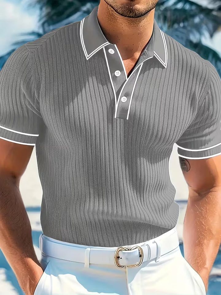 Philipp | Sportlich-elegantes Kurzarm-Poloshirt