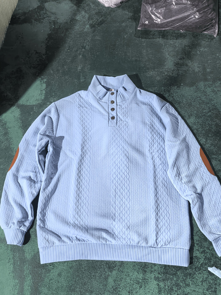 Volkmar | Strukturierter Stehkragen-Pullover