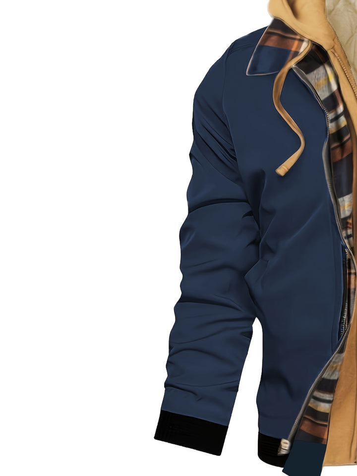 Falko | Gefütterte Kapuzenjacke mit Zipper