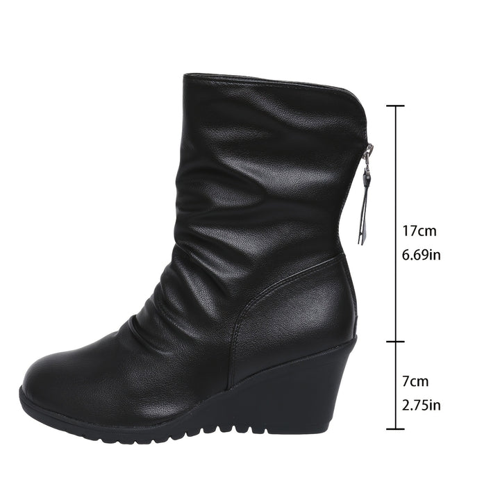 Sigrun | Elegante Keilabsatz-Stiefel