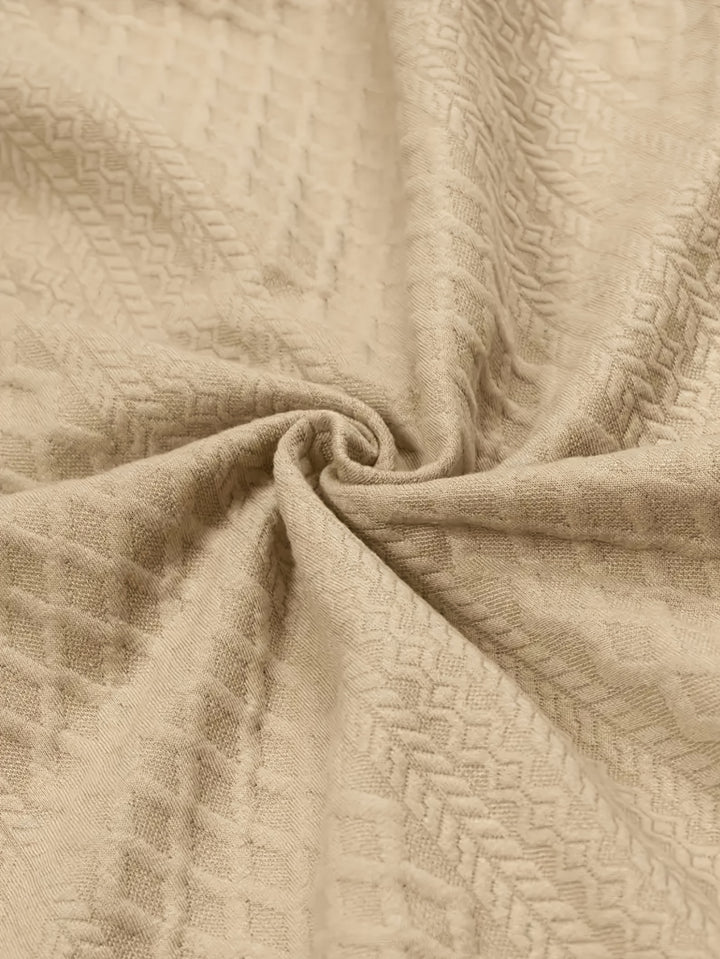 Wolfram | Edler Stehkragen-Pullover mit Knopfleiste
