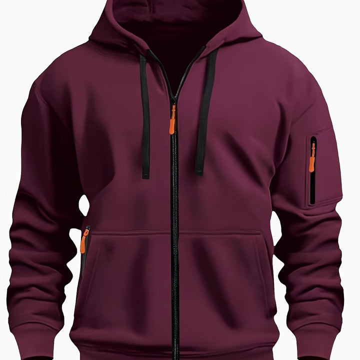 Hagen | Sportliche Kapuzenjacke mit Reißverschluss