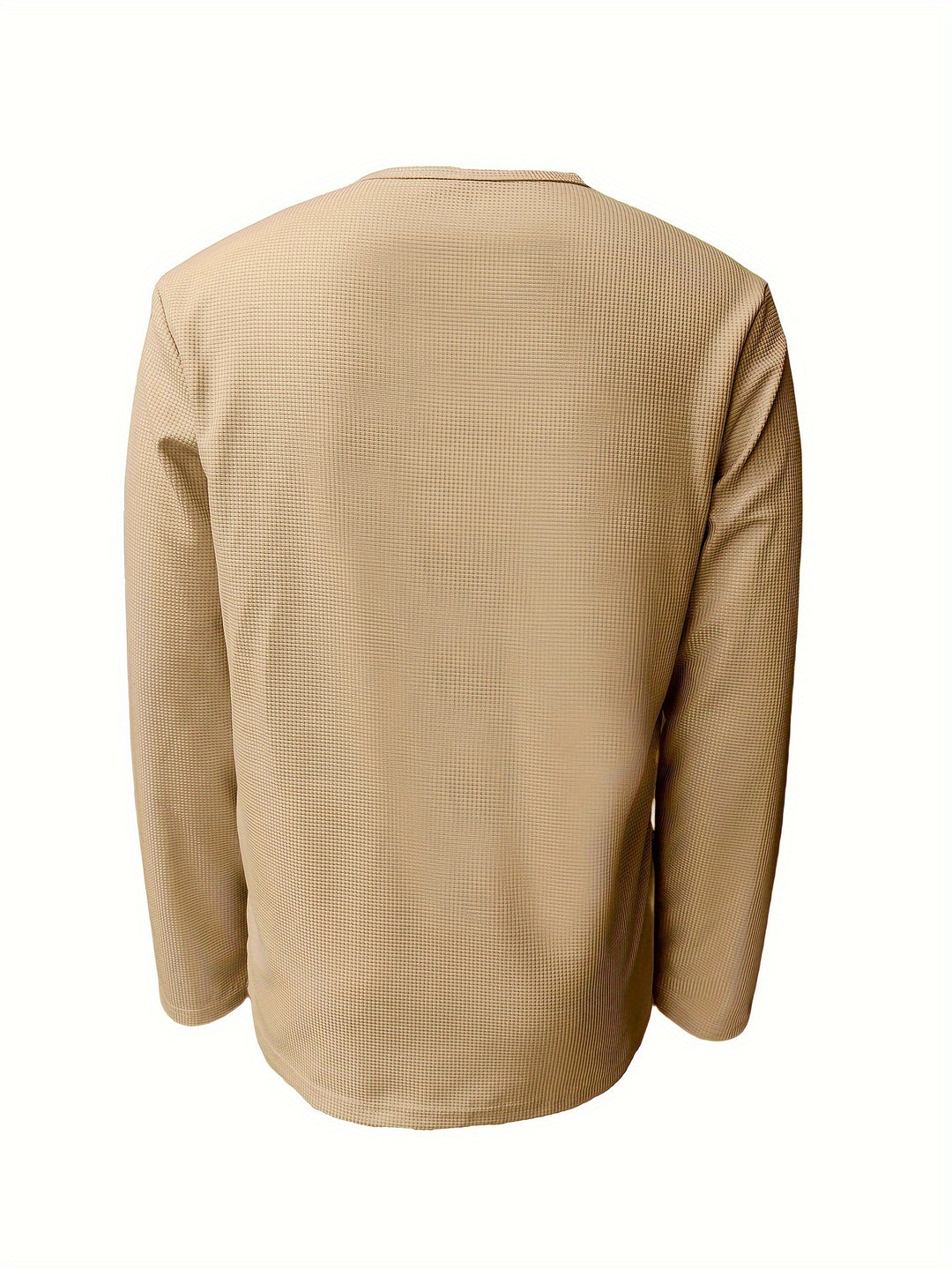 Klaus | Klassisches Henley-Shirt mit Struktur