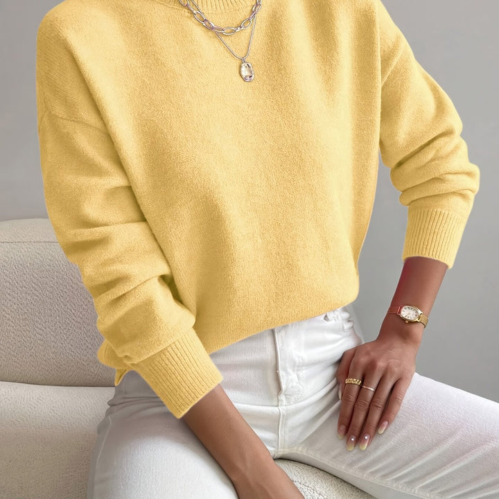 Thekla | Eleganter Stehkragen-Pullover