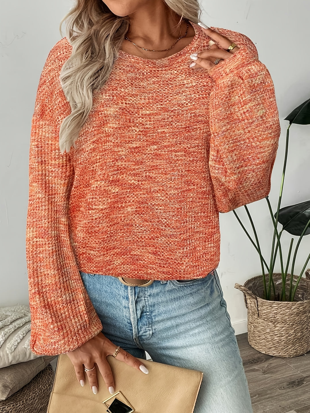 Magdalena | Kuscheliger Waffelstrick-Pullover