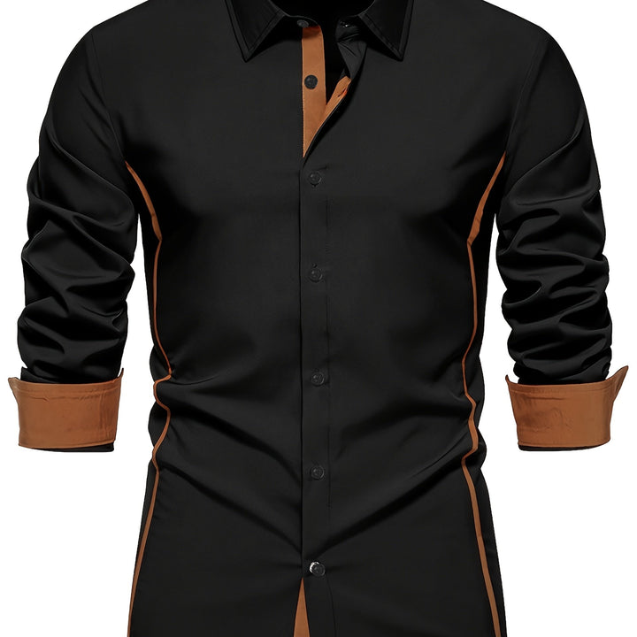 Detlef | Elegantes Kontrast-Hemd