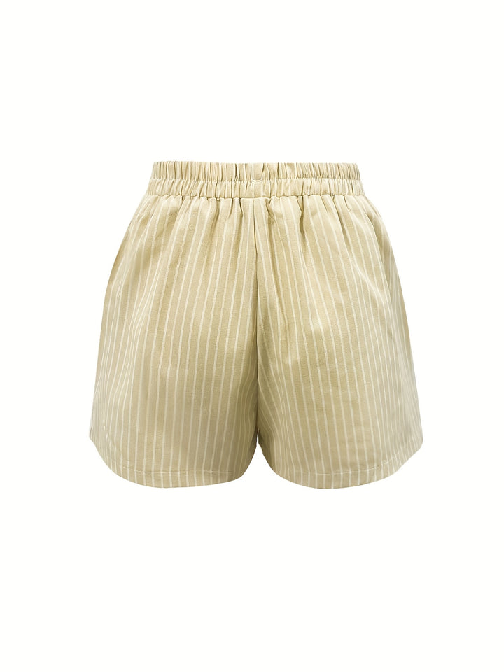 Regina | Luftige Sommer-Shorts mit Streifen