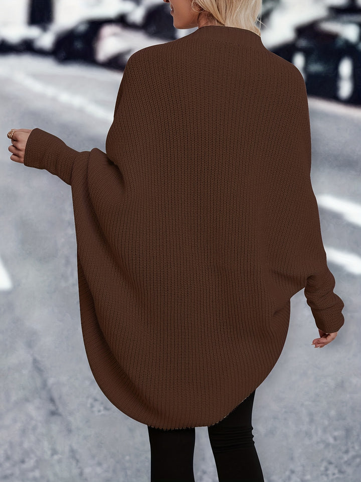 Hedwig | Eleganter Weihnachts-Longcardigan