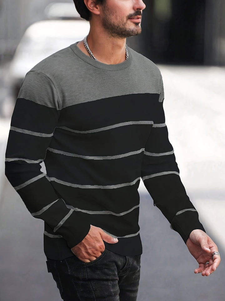 Sigmar | Zeitloser Streifen-Pullover