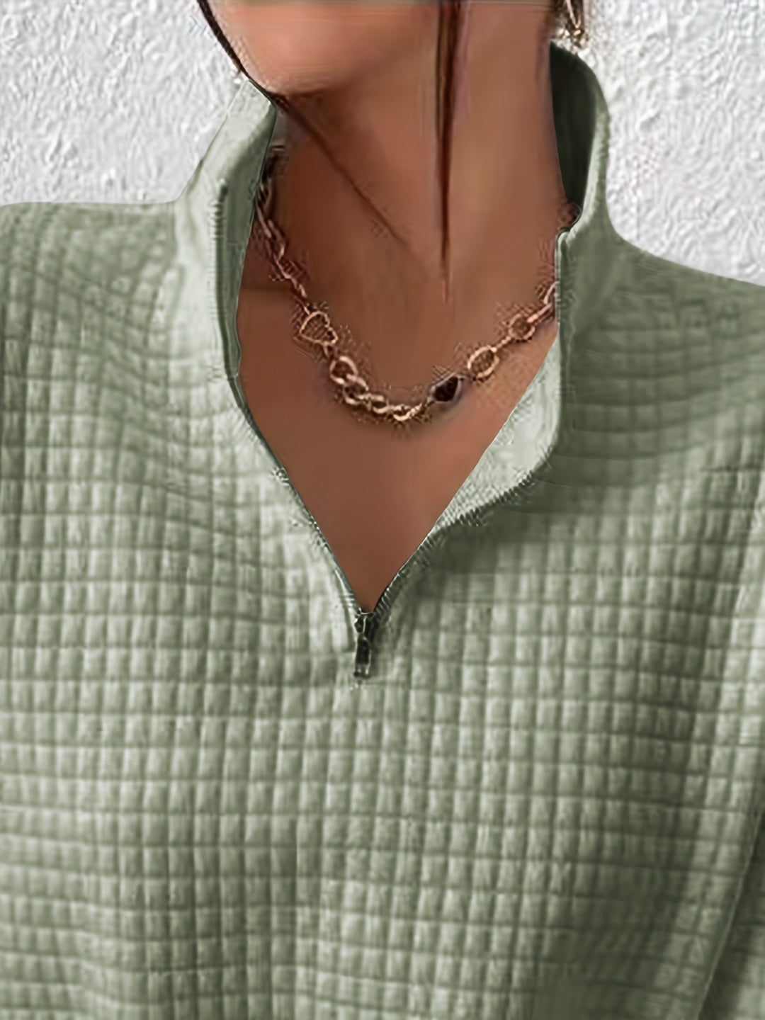 Steffi | Legerer Stehkragen-Pullover