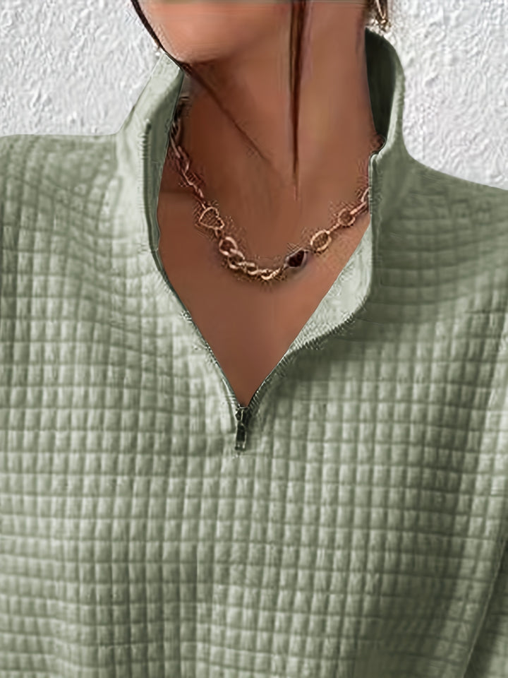 Steffi | Legerer Stehkragen-Pullover
