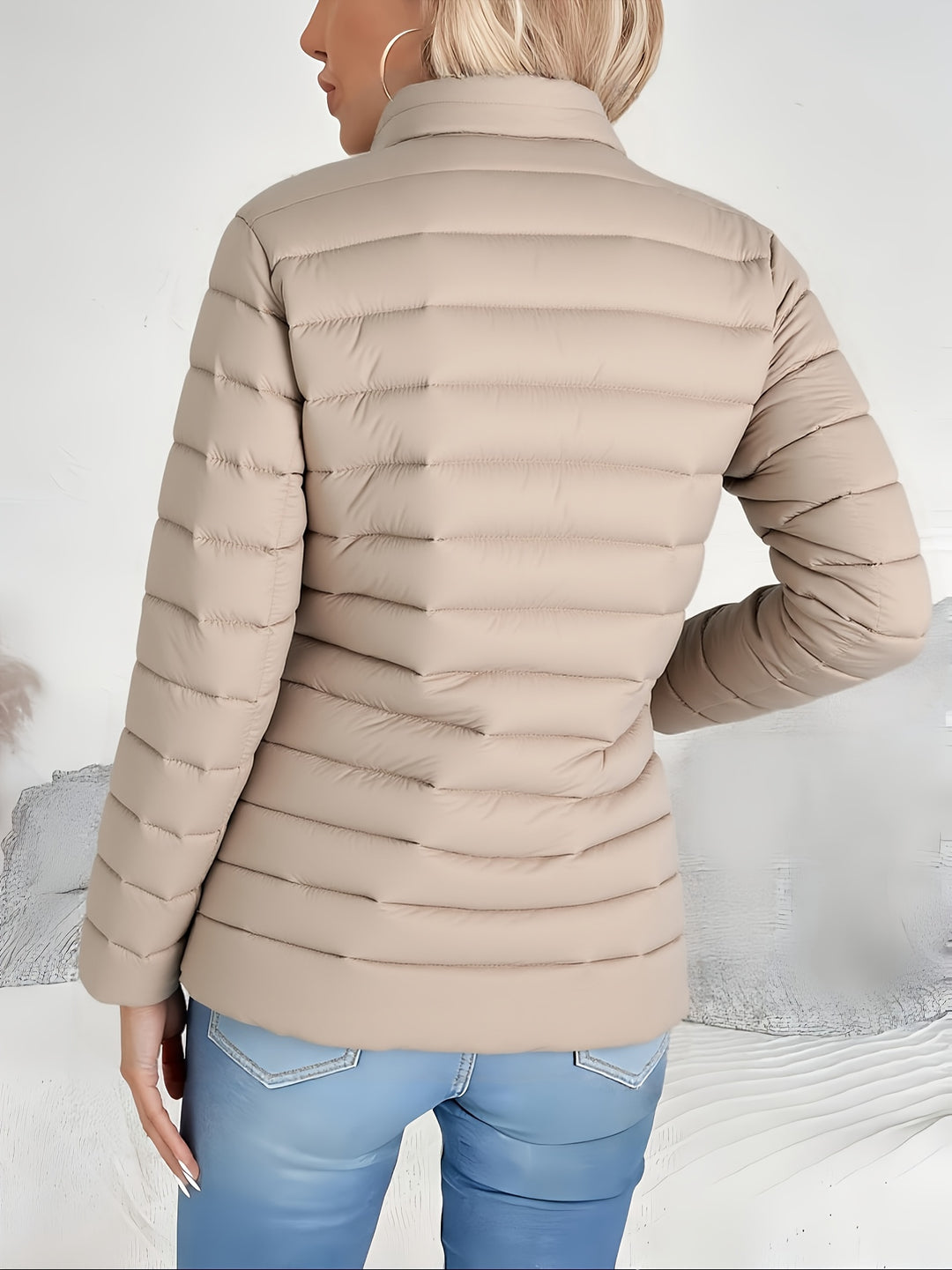 Melanie | Leichte Steppjacke mit Stehkragen
