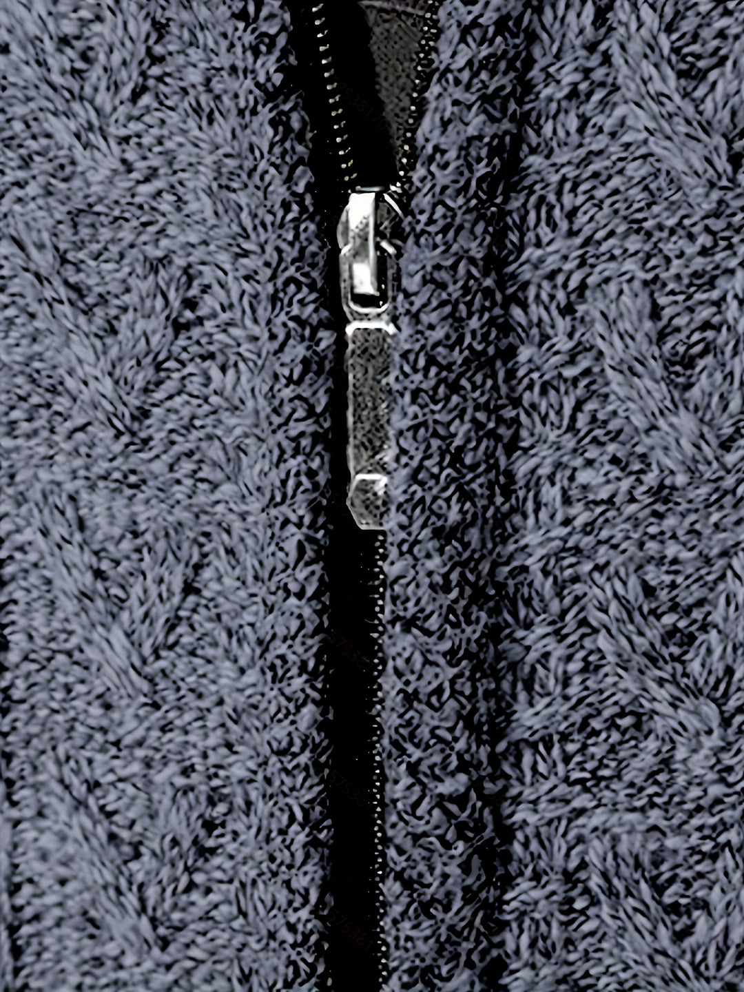 Björn | Strukturierte Strickjacke mit Stehkragen