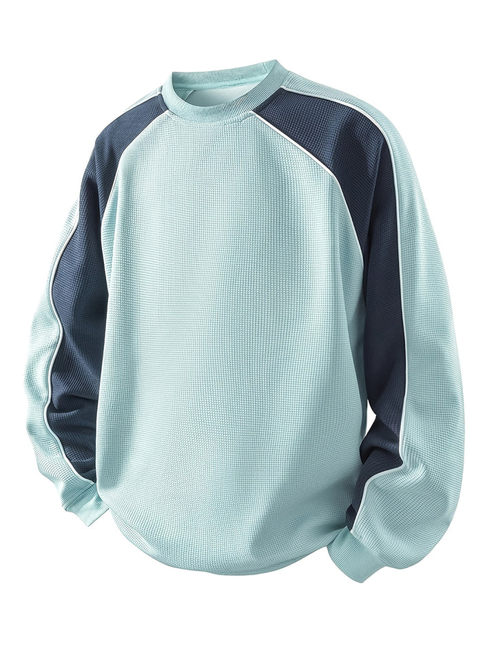 Martin | Sportlich-elegantes Sweatshirt im Zweifarben-Look