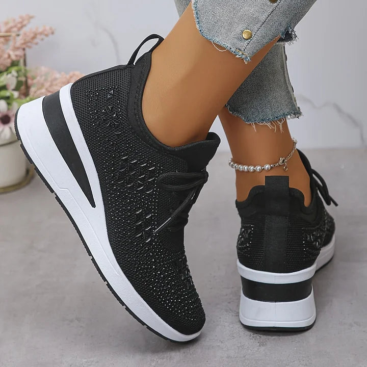 Sonja | Glänzende Komfort-Sneaker