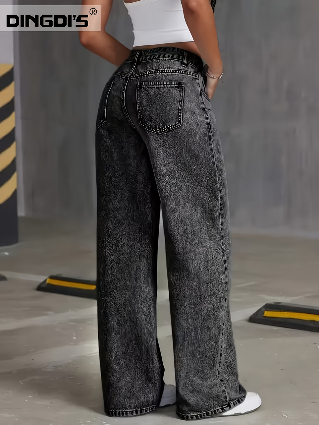 Thea | Weit geschnittene Hose mit hohem Bund