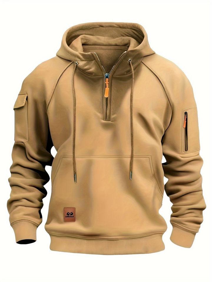 Gernot | Sportlicher Kapuzenpullover mit Reißverschluss