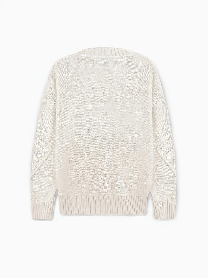 Wiltrud | Kuschelweiche Grobstrick-Strickjacke