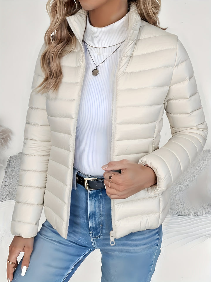 Melanie | Leichte Steppjacke mit Stehkragen
