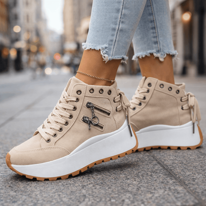 Kerstin | Sportliche High-Top-Sneaker
