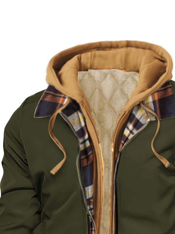 Falko | Gefütterte Kapuzenjacke mit Zipper