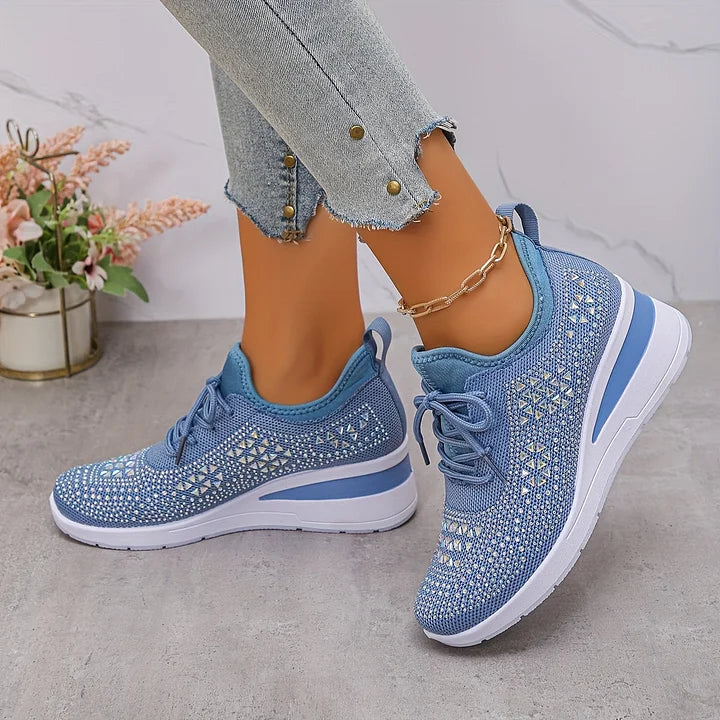 Sonja | Glänzende Komfort-Sneaker