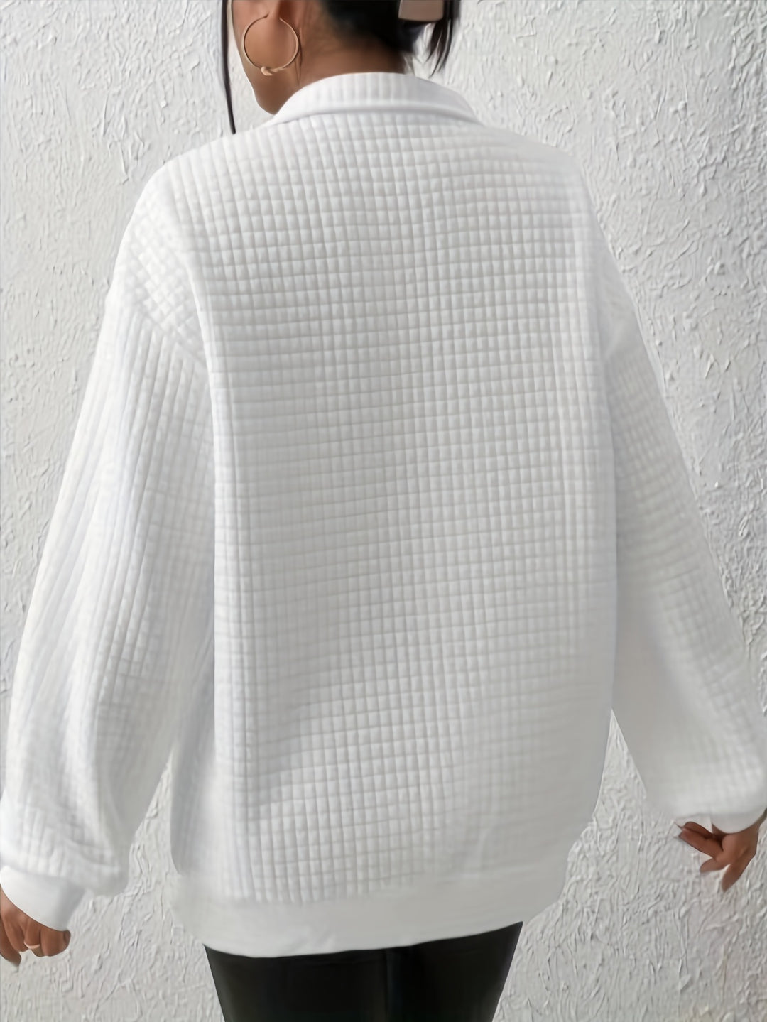 Steffi | Legerer Stehkragen-Pullover