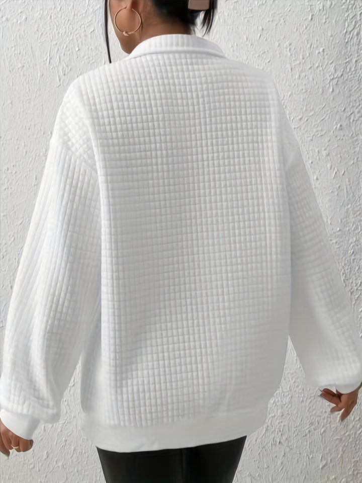 Steffi | Legerer Stehkragen-Pullover