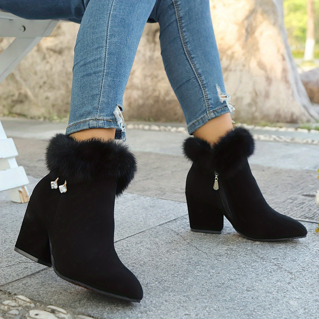 Gesine | Elegante Stiefeletten mit Blockabsatz