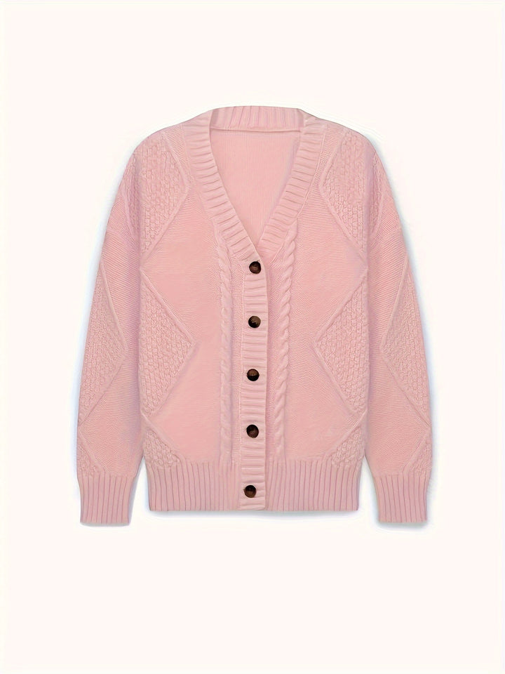 Wiltrud | Kuschelweiche Grobstrick-Strickjacke