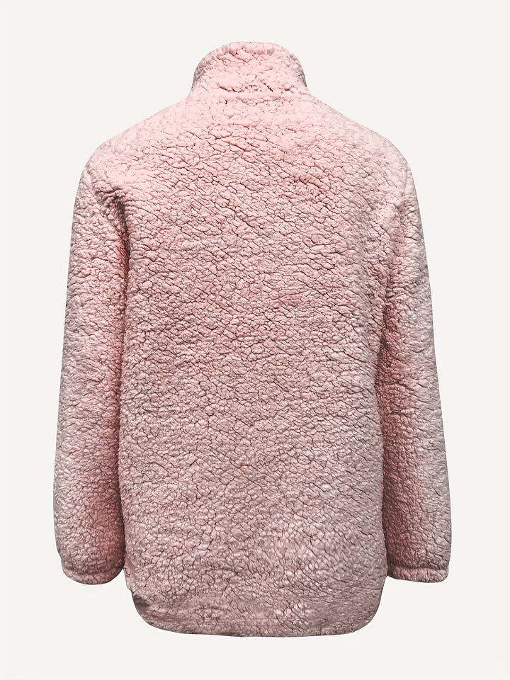 Isabell | Kuscheliger Troyer-Pullover mit Stehkragen