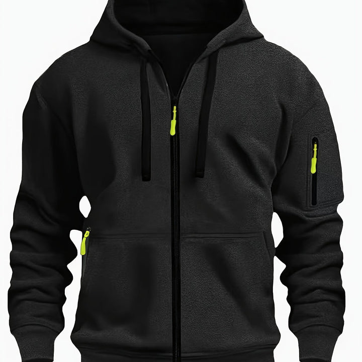 Hagen | Sportliche Kapuzenjacke mit Reißverschluss