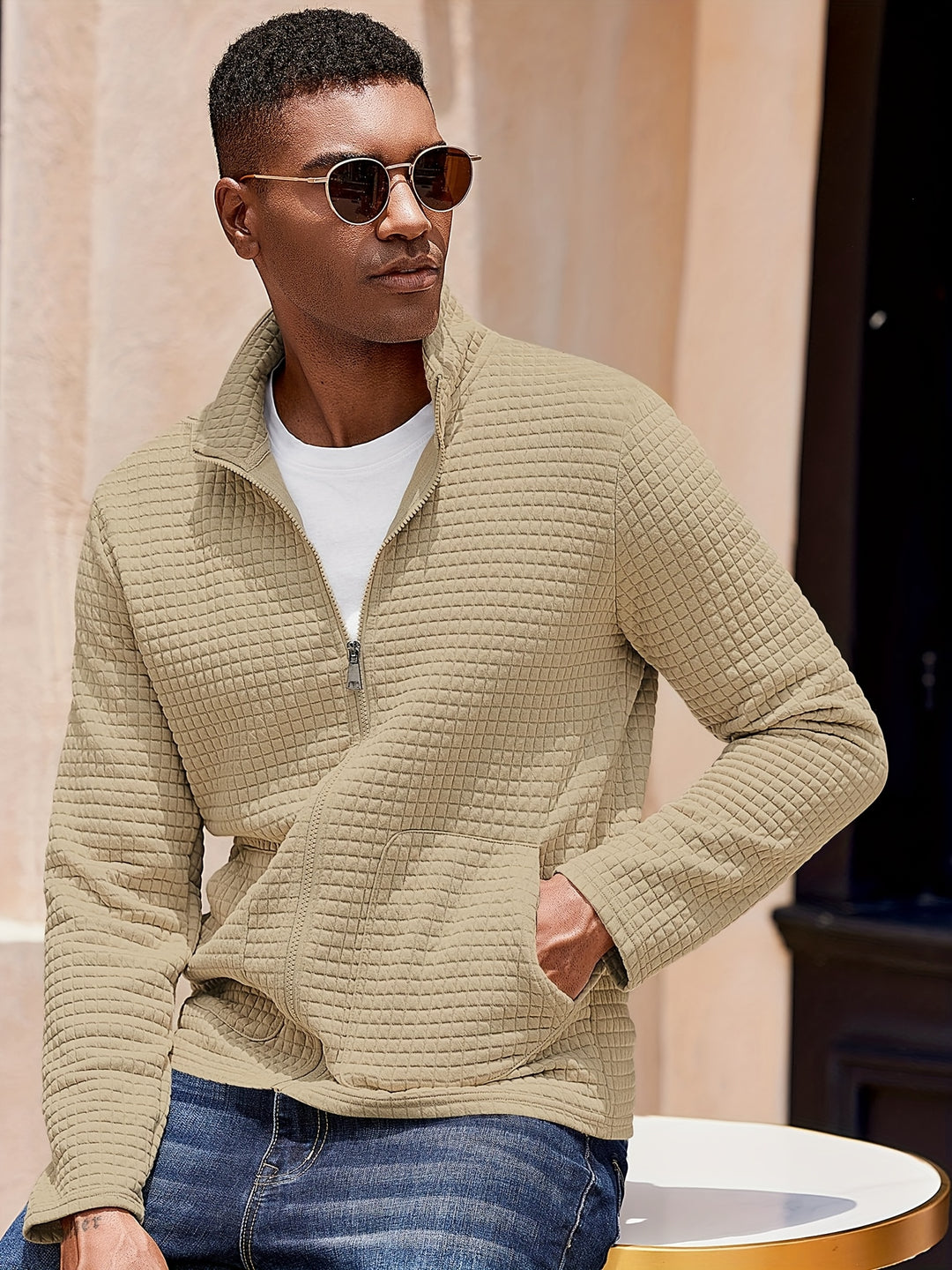 Heinrich | Sportliche Zip-Jacke mit Struktur