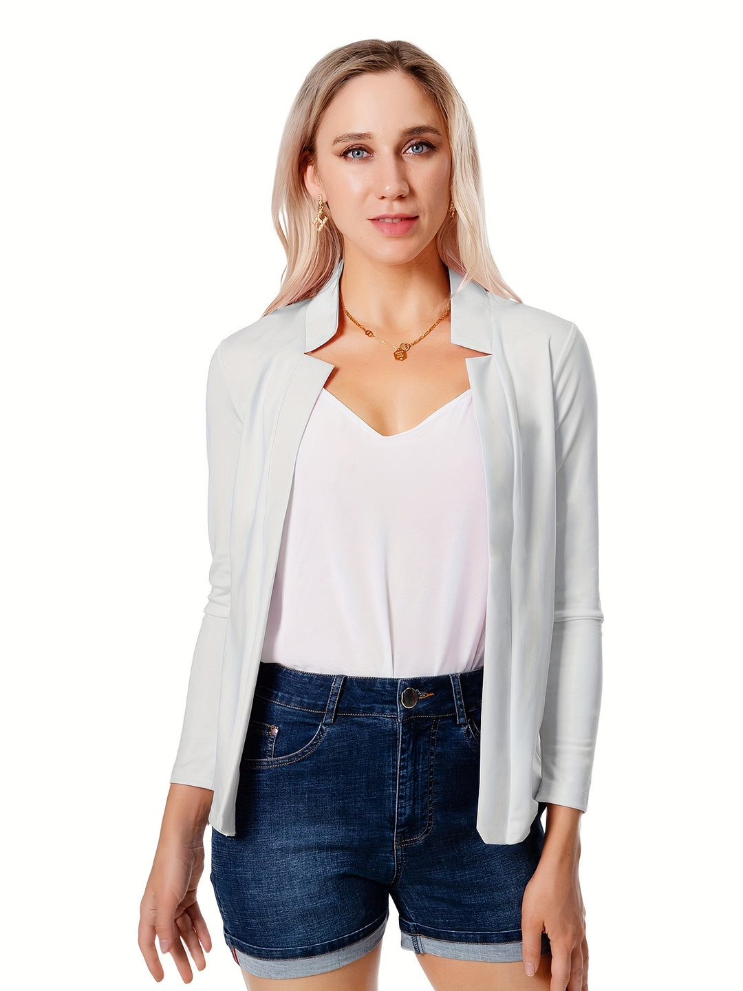 Birgit | Offener Blazer mit Reverskragen