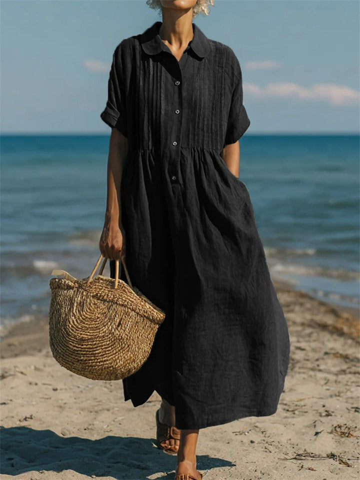 Romy | Luftiges Sommer-Hemdblusenkleid