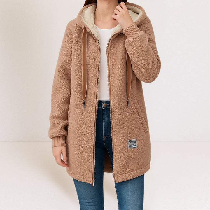 Rebekka | Kuschelige Kapuzenjacke für entspannte Eleganz