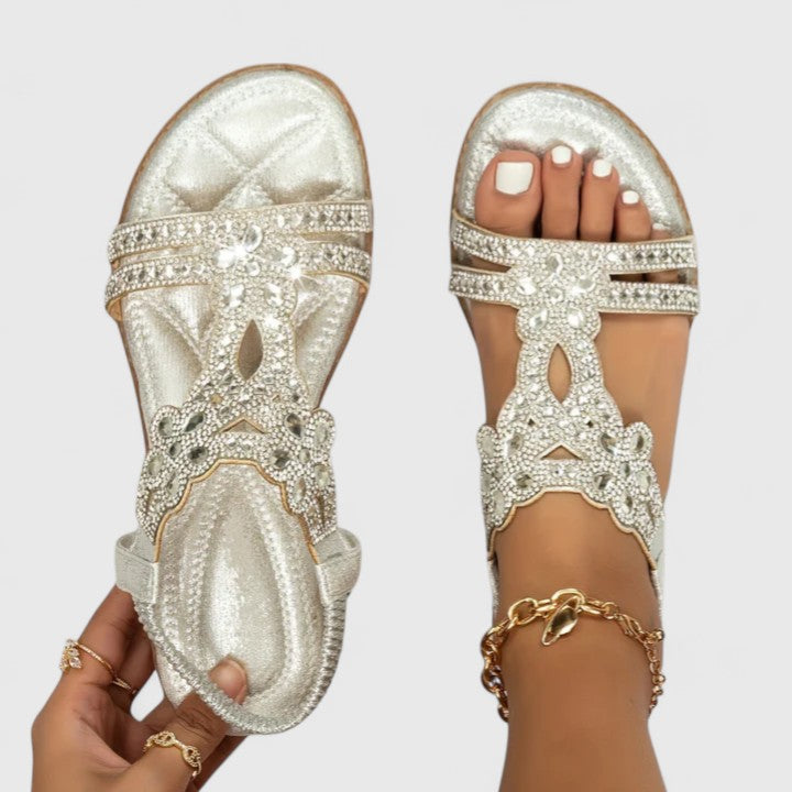 Thea | Funkelnde Komfort-Sandalen