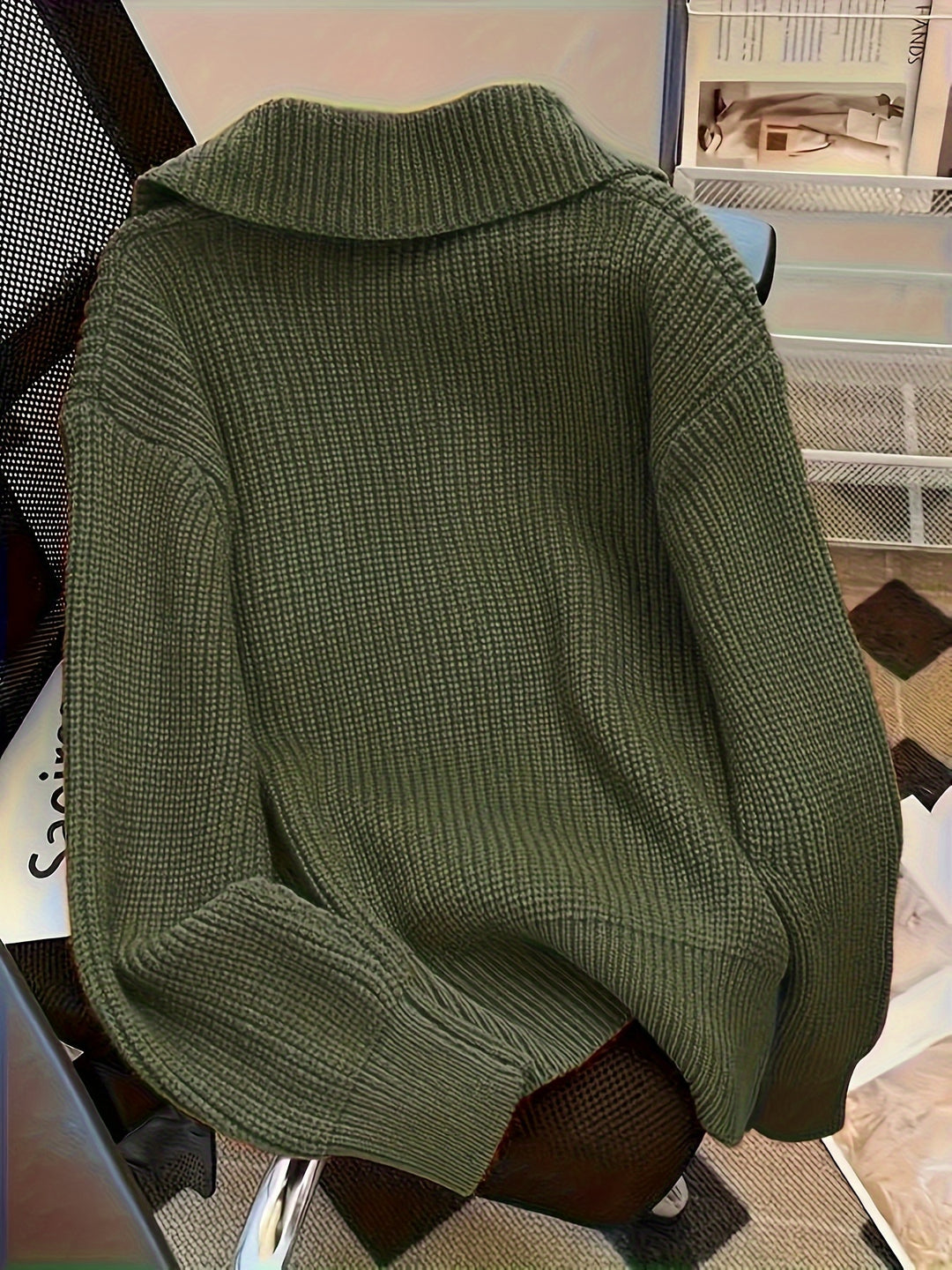 Hanne | Weicher Kragen-Strickpullover