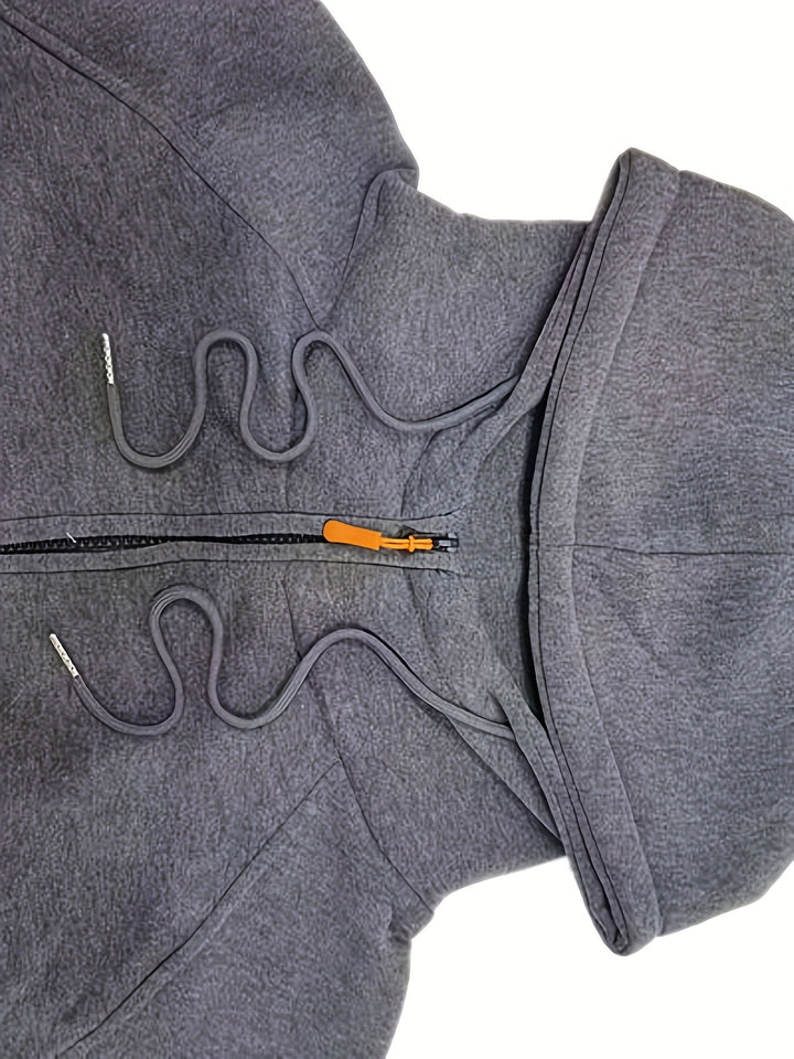 Gernot | Sportlicher Kapuzenpullover mit Reißverschluss