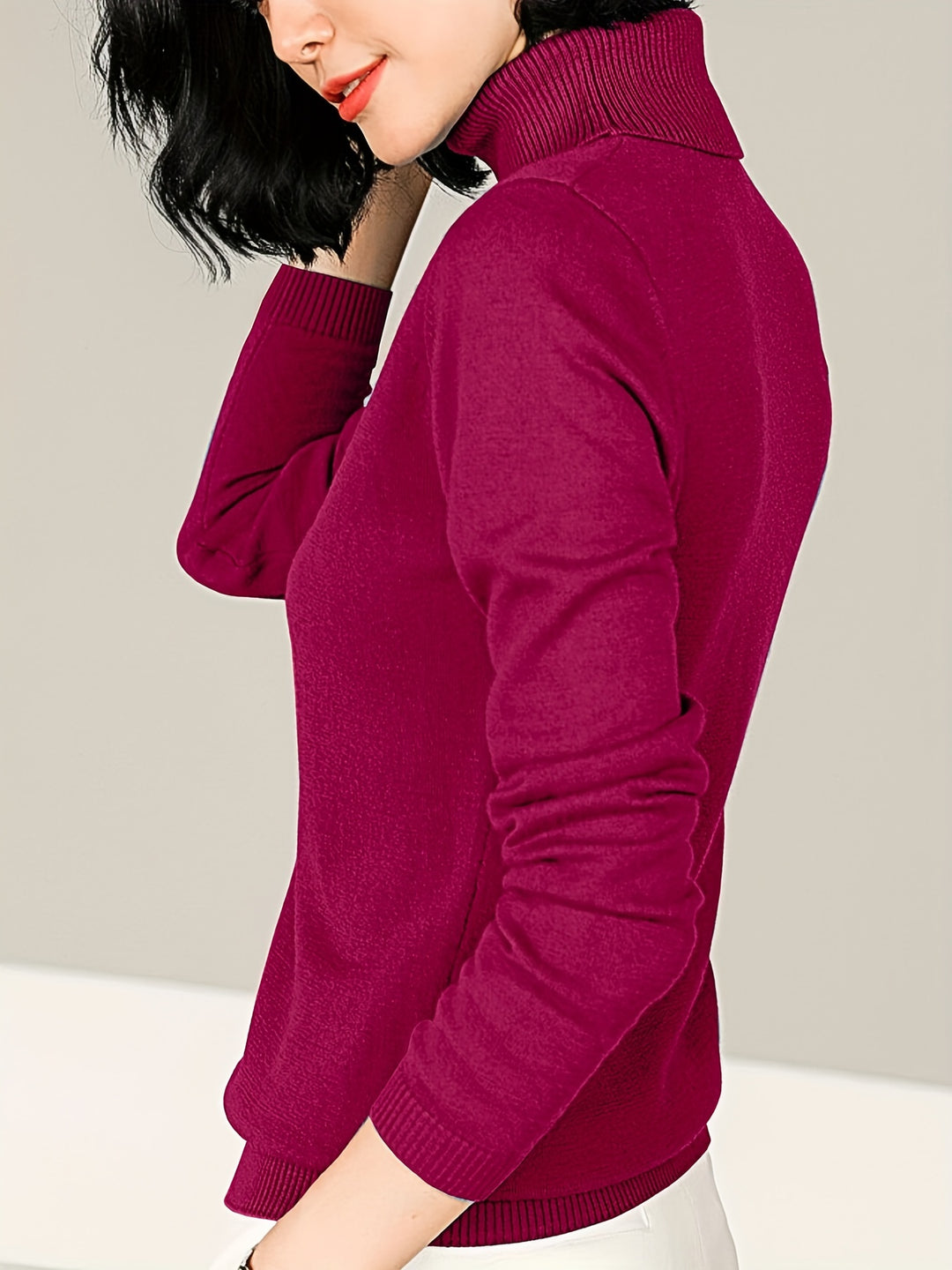 Hertha | Femininer Rollkragenpullover