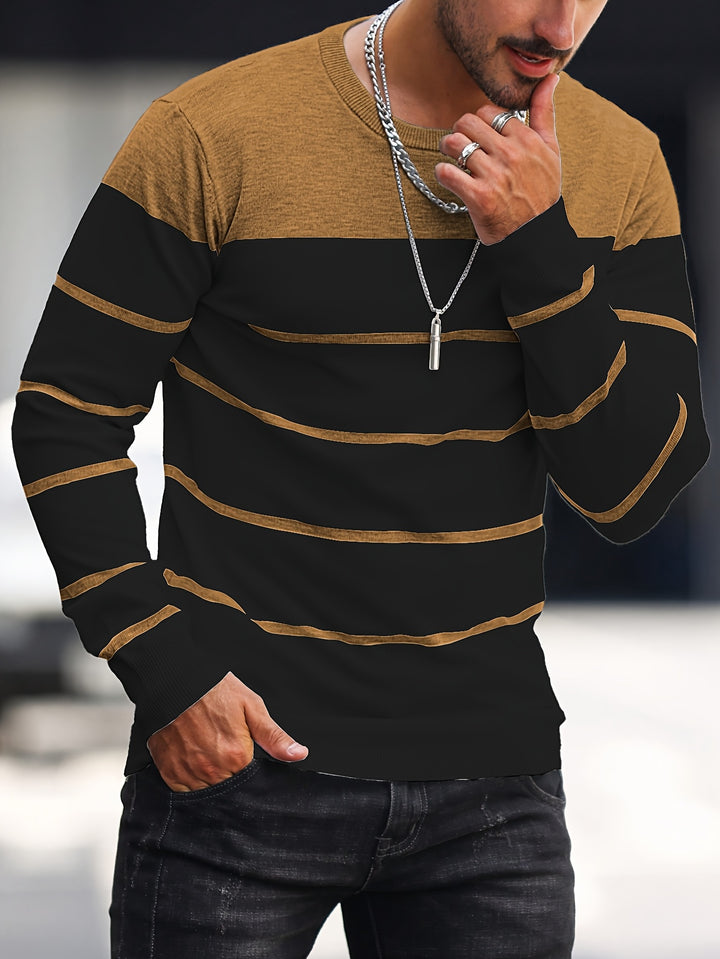 Sigmar | Zeitloser Streifen-Pullover