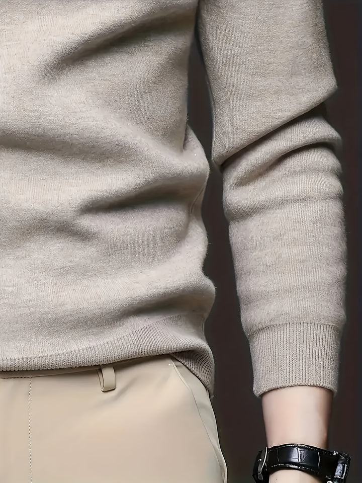 Henning | Weicher Stehkragen-Pullover