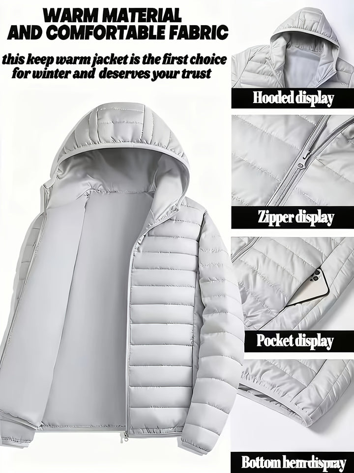 Gerrit | Wärmende Steppjacke mit Kapuze
