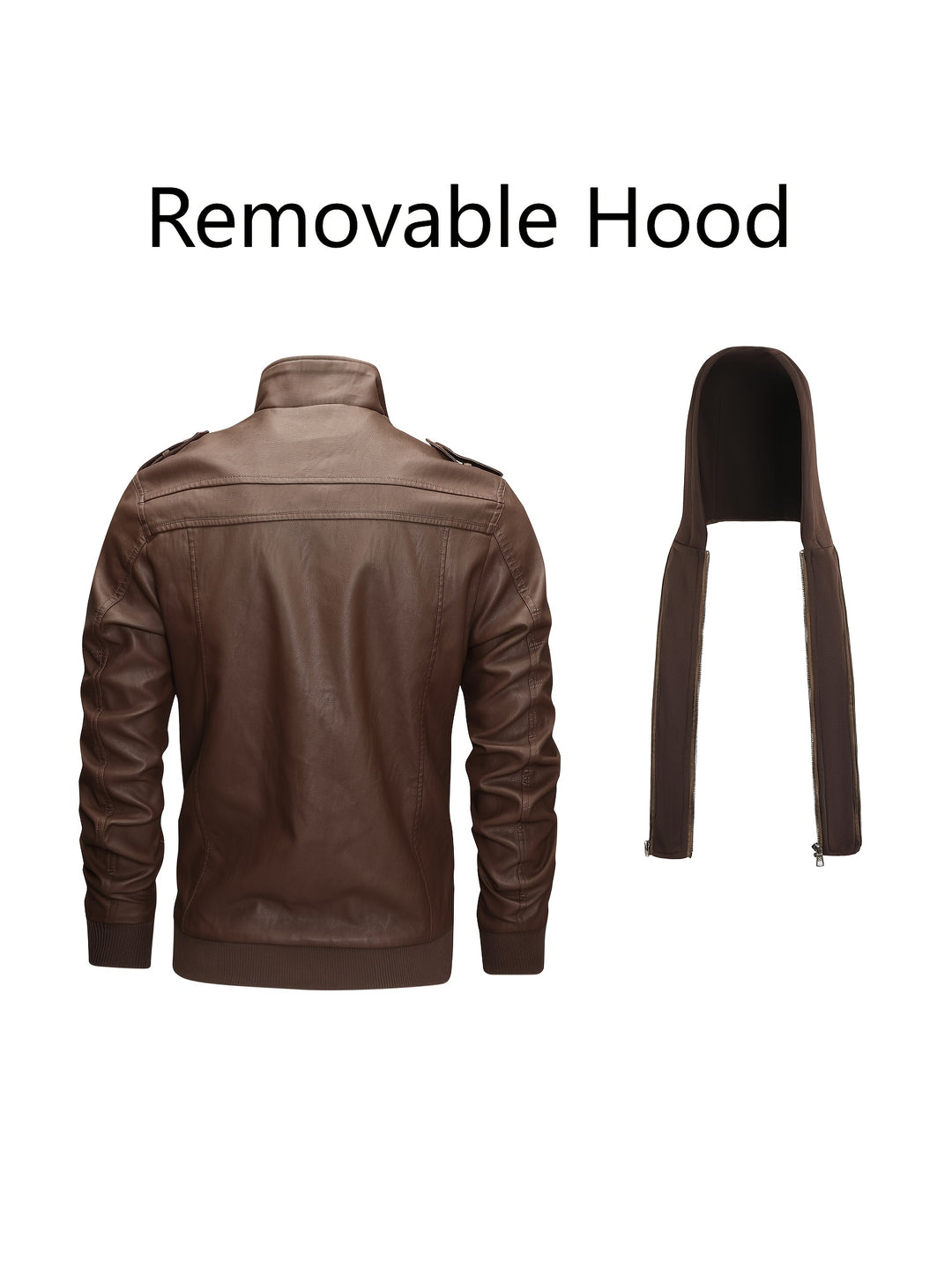 Volkmar | Sportlich-elegante Bikerjacke mit Kapuze