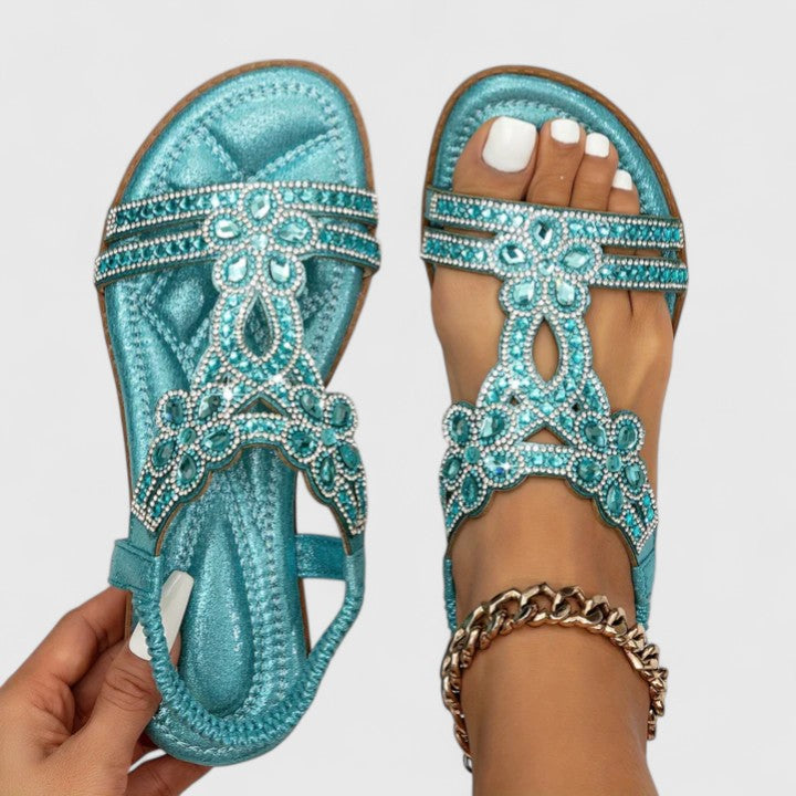 Thea | Funkelnde Komfort-Sandalen