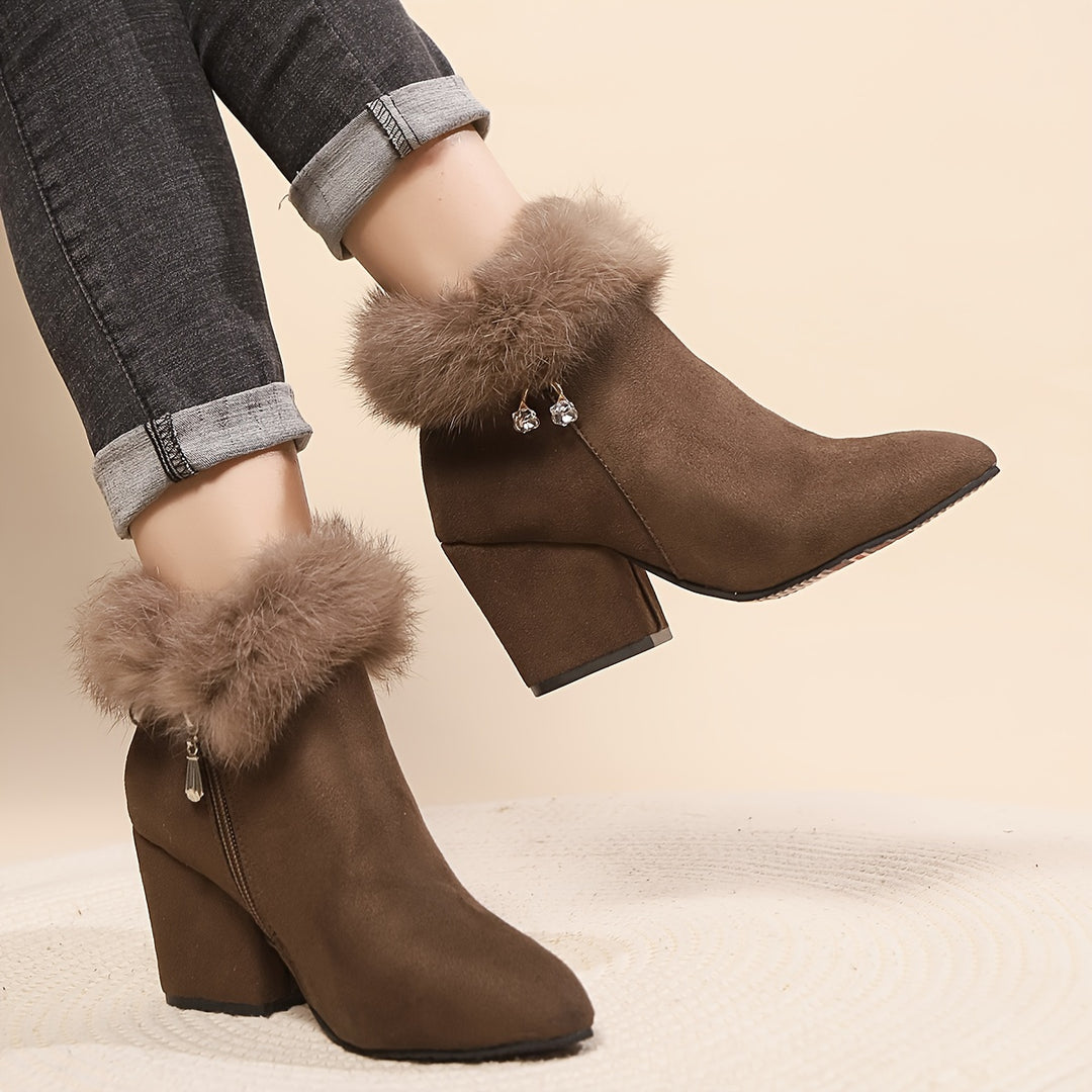 Gesine | Elegante Stiefeletten mit Blockabsatz